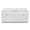 James Martin Vanities Bristol 72in Double Vanity Cabinet, Bright White 157-V72-M-BW - alternate 1